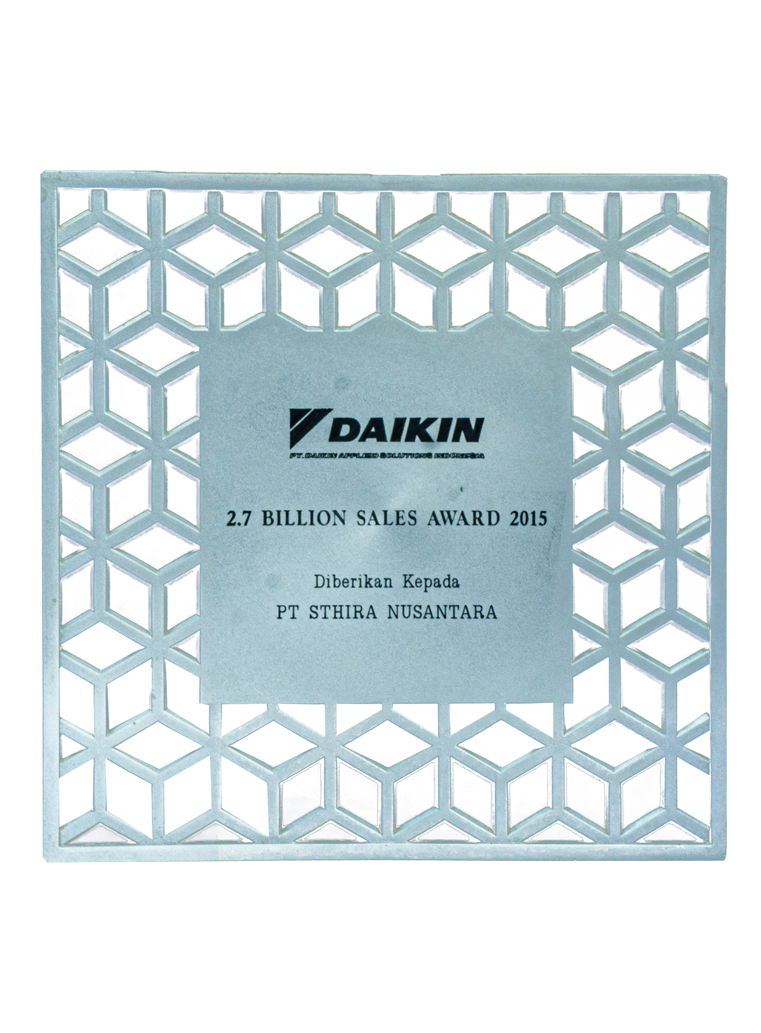 PT DASI 2.7 Billion Sales Award (2015) PT DASI 2.7 Billion Sales Award